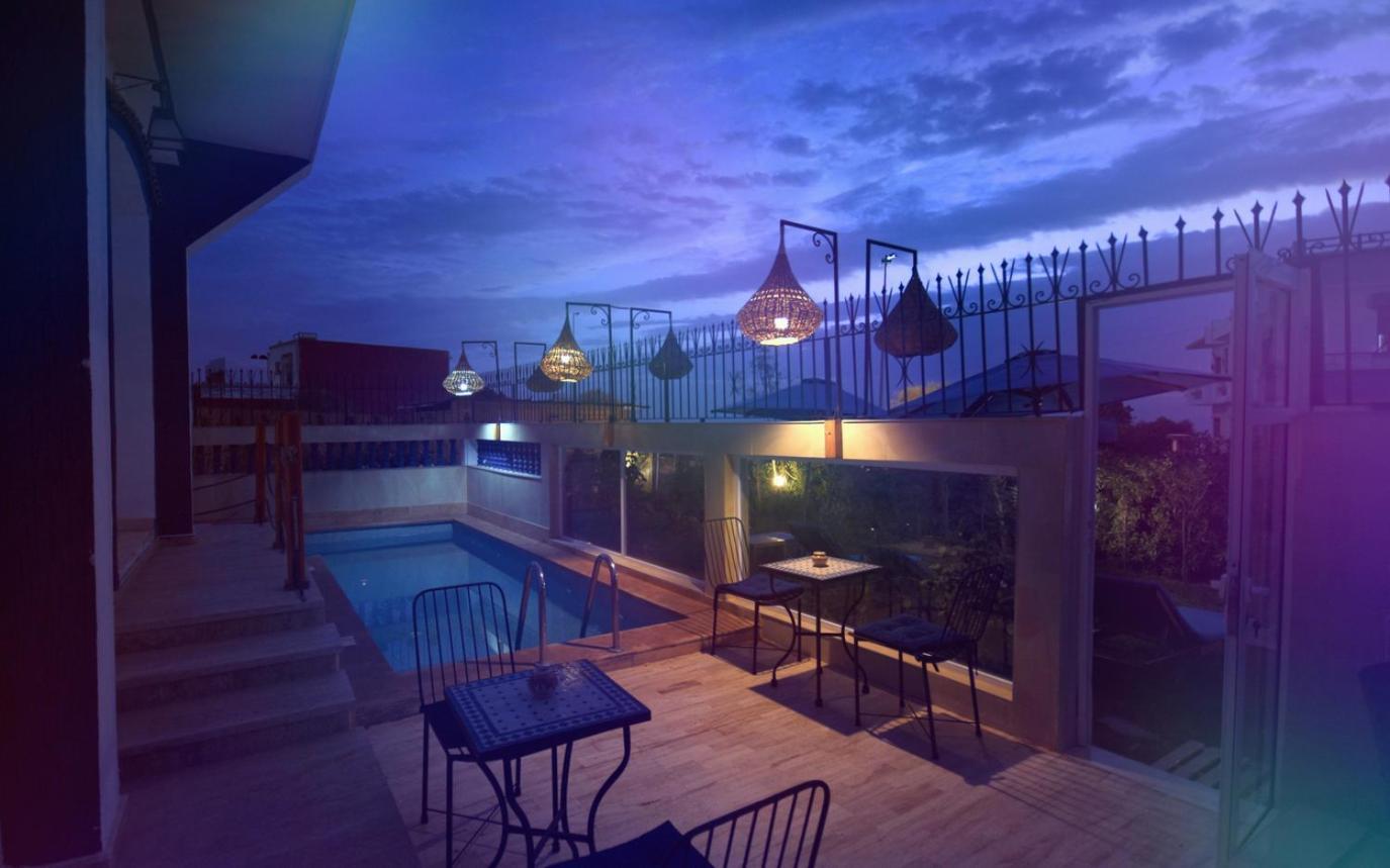 Blue Wave Lodge Agadir n'Ait Sa エクステリア 写真